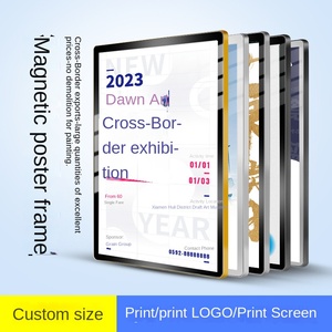 Tùy chỉnh A4 hợp kim nhôm khung ảnh từ bảng hiển thị cho tường treo cho trà sữa cửa hàng thang máy quảng cáo hộp Đèn - Product Image 4