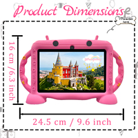 Tablet Anak Android 12 7 Inci Terlaris 2GB+32GB RAM/ROM Kamera Ganda MTK Quad Core Baterai 3000MAH Wi-Fi Resolusi 1024x600