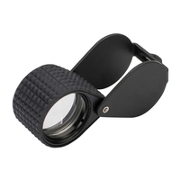 Loupe d'évaluation pliable tout en alliage 10x 18mm pour bijoux et antiquités, exportation Japon Corée du Sud