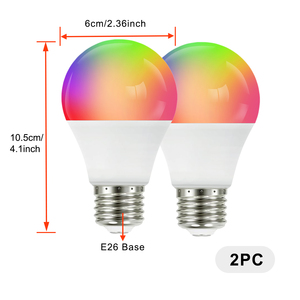 E26 <b>Smart</b> Dimmable LED Bulb Work With Alexa Google Home APP Voice Control for Home Party Bedroom Decoration <b>Lighting</b> - Product Image 2