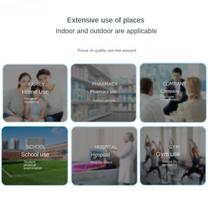 مقياس قياس الدهون بالموجات فوق الصوتية لقياس ارتفاع الجسم بمي بالموجات فوق الصوتية مع مسطرة مقياس وزن رقمي إلكتروني طبي للإنسان - Product Image 6