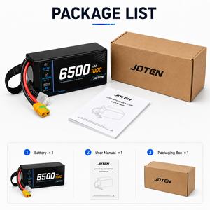 Batterie LiPo JOTEN 6500mAh 6S 22.2V 100C à décharge élevée 144.30Wh pour drone FPV professionnel, fournisseur OEM ODM, directement de l'usine - Product Image 6