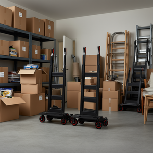 Carrelli per Trasporto in Polipropilene Nero a 4 Ruote, Capacità 170 kg, per Uso Logistico - Product Image 2