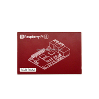 Raspberry Pi 5 8GB monocarte ordinateurs écran tactile boîtier couvercle boîtier ventilateur dissipateurs adaptateur d'alimentation carte SD Pi5 8G