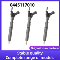 Vente directe d'usine de haute qualité remanufacturée 0445117010 buse d'injecteur de carburant Diesel piézoélectrique pour Citroen pour Peugeot