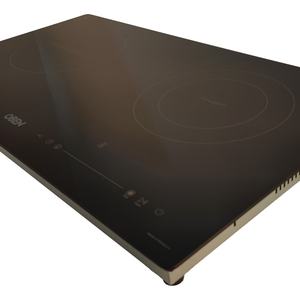 Table de cuisson hybride encastrable 2 feux : 1 induction et 1 vitrocéramique infrarouge - Product Image 3