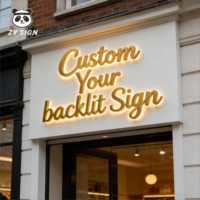 Enseigne lumineuse LED néon en acrylique sans cadre, lettres en relief rétroéclairées, logo personnalisé 3D, étanche, illuminé, publicité extérieure pour devanture de magasin