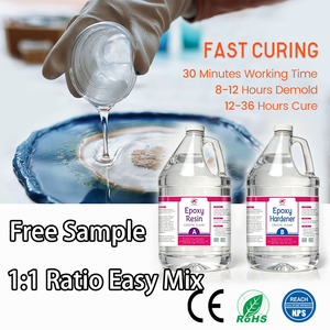 Crystal Clear Epoxy <strong>Resin</strong> Liquid Glue Anti-yellowing High Transparency Bubble Free Craft <strong>Jewelry</strong> <strong>Resin</strong> <strong>Kit</strong> for DIY Art Handmade - Product Image 2