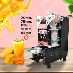 Automatische Kleine Plastic Cup Sluitmachine Cup Sealer Met Hoge Snelheid Elektronische Controle Screen