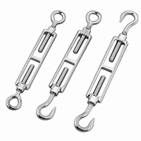 Tendeurs de câble en acier inoxydable moulés avec précision OC/OO/CC, Tendeurs de câble M16-M24, Accessoires pour câbles métalliques