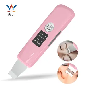 Beleza Ion Ultrasonic Skin Scrubber Face Cleaner Limpeza profunda do rosto Poro Peeling Blackhead Remoção EMS Ultrasonic Skin Scrubber