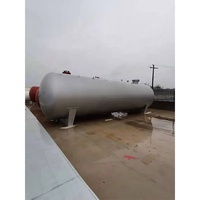 Réservoir de stockage d'huile industrielle Conteneur d'oxygène liquide de gaz pour station d'essence
