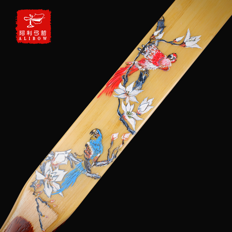 Pittura di fiori e uccelli