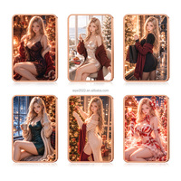 Barre de cuivre de Noël personnalisée OEM ODM, 1 oz, cuivre fin .999, imprimée en couleur, barre de cuivre de collection