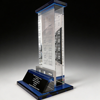 Trofeo de Cristal Personalizado Neelpure AW100114 con Grabado Láser para Premios Corporativos