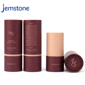 Hot Sale Eco-Friendly Recycled Craft Tube for Essential Oil Skin Care Cosmetics Gold Printing Paper Cylinder Packaging - Product Image 4