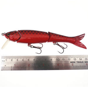 3 Play <span class=keywords><strong>Hunter</strong></span> 150mm 28G Appât dur en plastique articulé Obese Joint <span class=keywords><strong>Hunter</strong></span> Multi-jointed Fishing Lure Jerk Bait Swimbait - Product Image 3