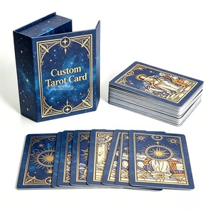Cartas de <span class=keywords><strong>Tarot</strong></span> de Alta Calidad con Diseño Personalizado, Impresión con Lámina Dorada Oracle, Ecológicas, para Principiantes - Product Image 3