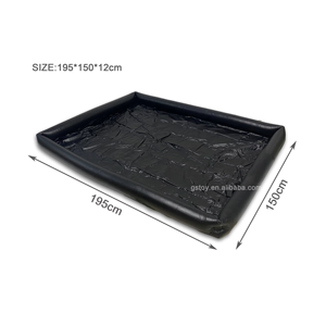 280*260 cm 두꺼운 PVC 침대 시트 커버 섹스 게임 커플 재생 침대 - Product Image 3