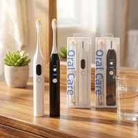 Brosse à dents électrique vibrante intelligente personnalisée pour le blanchiment des dents avec écran LCD – Vente en gros de produits de beauté et de soins personnels