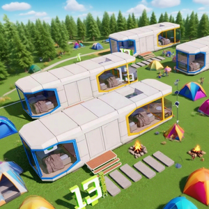 <span class=keywords><strong>Casa</strong></span> Móvil de Lujo Prefabricada, Cápsula Espacial Desmontable, Hogar de Alto Rendimiento, Casas Saludables, Moderna <span class=keywords><strong>Casa</strong></span> Cápsula de Acero - Product Image 1