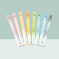 4 stylos surligneurs brillants, marqueurs de couleur crème