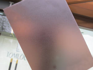 Feuille mate de PC solide en polycarbonate givré clair de 3mm pour tapis de chaise de bureau - Product Image 6