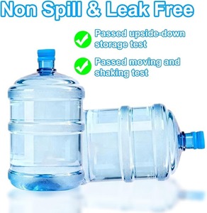 Pompe distributrice d'eau portable pour bouteille, avec système de fermeture pour bidon d'eau grande capacité, chargement par le haut et par le bas - Product Image 6