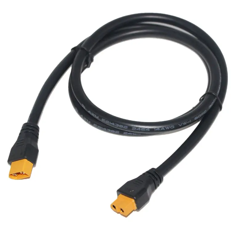Kabel ekstensi adaptor konektor pria XT60 Female ke XT60 Overmolded