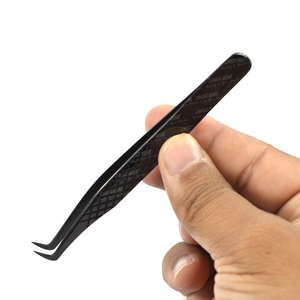 Pince à épiler de nouveau style pour extensions de cils pince à épiler en fibre pour cils classiques pince à épiler en acier inoxydable - Product Image 6