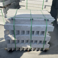 Pierre de granit naturel de Chine G603 pavé de granit blanc de sésame pierre bon marché polie flammée