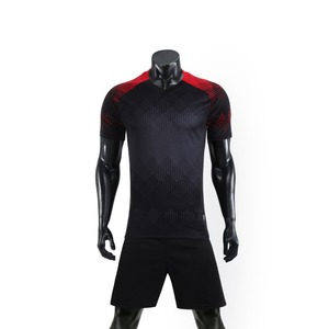 Nouveau Maillot de Football Sportif d'Été Respirant pour Hommes, Col en V, 100% Polyester Satiné, Imprimé, Style Thaïlandais, pour Adultes et Enfants - Product Image 4