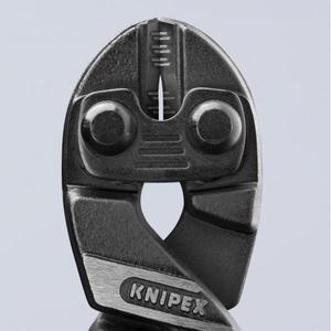 KNIPEX - 71 31 250 SB CoBolt®Coupe-boulons compact XL manque atramentized, poignées revêtues de plastique, avec évidement pour une coupe plus facile - Product Image 2
