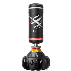 Nuevo saco <span class=keywords><strong>de</strong></span> boxeo <span class=keywords><strong>de</strong></span> material PU con soporte <span class=keywords><strong>de</strong></span> ventosa para boxeo, artes marciales, fitness en casa para niños y adultos - Product Image 5