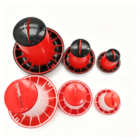 Mangeoire et abreuvoir automatiques réglables multi-tailles pour volailles (poulets, poules pondeuses, poussins de chair) – 1,5 kg/3 kg/6 kg/9 kg/12 kg