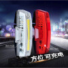 Yueli <b>Bicycle</b> Rear <b>Light</b> Led Flash Waterproof IpX4 Rechargeable White Plastic Night Riding Equipment - Product Image 1
