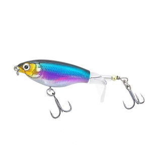 Señuelo de Pesca OEM con Patrón de Tigre Rojo-Naranja, Ojos 3D y Acción de Burbuja, Material ABS para Pesca de Depredadores en Lagos y Ríos - Product Image 3