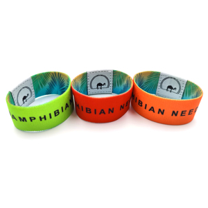 สายรัดข้อมือผ้าทอพิมพ์ลายเต็มรูปแบบแบบกำหนดเอง สายรัดข้อมือผ้ายืด RFID - Product Image 4