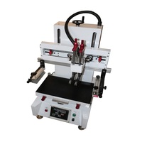 Máquina de serigrafía plana de escritorio de alta precisión, nueva impresora de papel de transferencia de calor de bajo costo para granja semiautomática usada