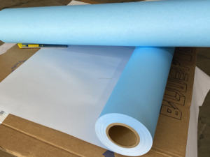 Papier rouleau d'impression bleu unilatéral 80gsm pour traceurs CAO Largeur 508mmX50m Compatible avec les appareils grand public - Product Image 2