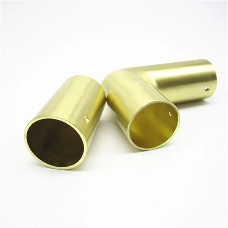 New Furniture protectors for Sofa Drawer legs Bend Curved Chair Armrest pipe Brass feet ferrule fittings