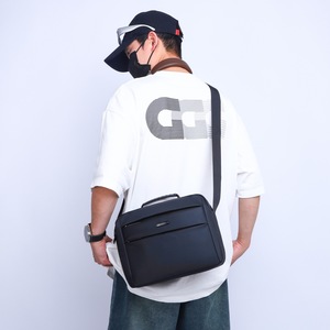 Sac bandoulière unisexe décontracté en tissu Oxford, étanche avec fermeture éclair, sac messager portable, sac à main multi-compartiments pour l'extérieur avec rangement pour téléphone - Product Image 5