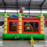 Castillos Inflables para Exteriores, Nuevo Diseño, Combinación Pirata, Casa Inflable, Casa Pequeña Inflable
