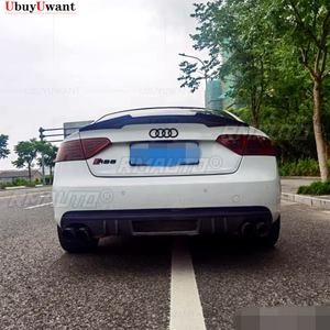 ปีกคาร์บอนไฟเบอร์สำหรับ AUDI A5 สปอยเลอร์หลัง รุ่น Coupe B8 4 ประตู ปี 2008 2009 2010 2011 2012 2013 2014 2015 2016 Sportback สไตล์ M4 - Product Image 4