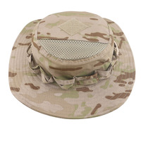 Topi Camo Bennie Bordir 3D Bernapas Pelindung Matahari Musim Panas Model Baru Impor Pinggiran Lebar Berjaring 100% Katun Unisex untuk Santai