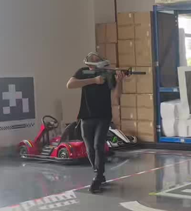 Крытая игровая площадка Vr Arena MR/VR система стрельбы VR AR многопользовательская игровая машина с быстрым реагированием на голову FPS - Product Image 5