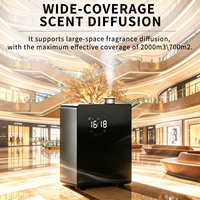 Diffuseur de parfum professionnel à deux fluides, contrôlé par application, capacité 500 ml, mural, pour espaces commerciaux
