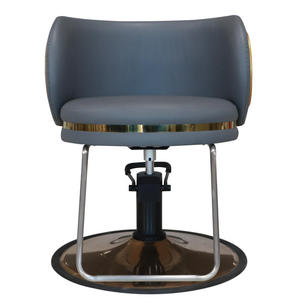 Petite chaise de barbier pour enfants avec base en bois, couleur personnalisable, chaise de salon pour salon de coiffure - Product Image 2