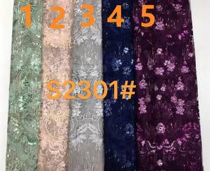 Abito da donna con motivo a fiori multicolore maglione con paillettes da donna ricamato alla moda - Product Image 6