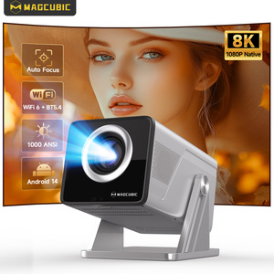 โปรเจคเตอร์เลเซอร์อัจฉริยะสำหรับใช้งานกลางแจ้ง MAGCUBIC X7 WiFi6 BT5.4 LCD LED รองรับวีดีโอ 4K ความละเอียด 1080P อัตโนมัติ - Product Image 1